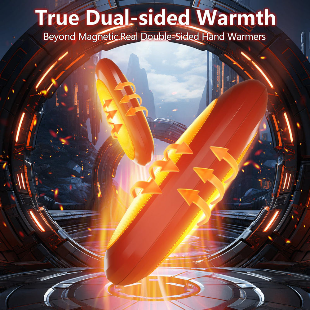 Innopower heat levels graphic highlights adjustable warmth from mild to hot for any activity.