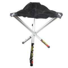 INNOVA Park & Fly stool on course provides portable seating for quick rests after a throw.