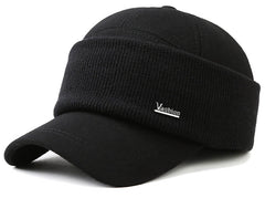 INOGIH Mens Winter Beanie front view shows earflaps for all day warmth