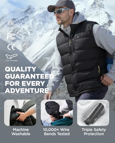 InoKraft vest USB-C port enables device charging while wearing the vest.