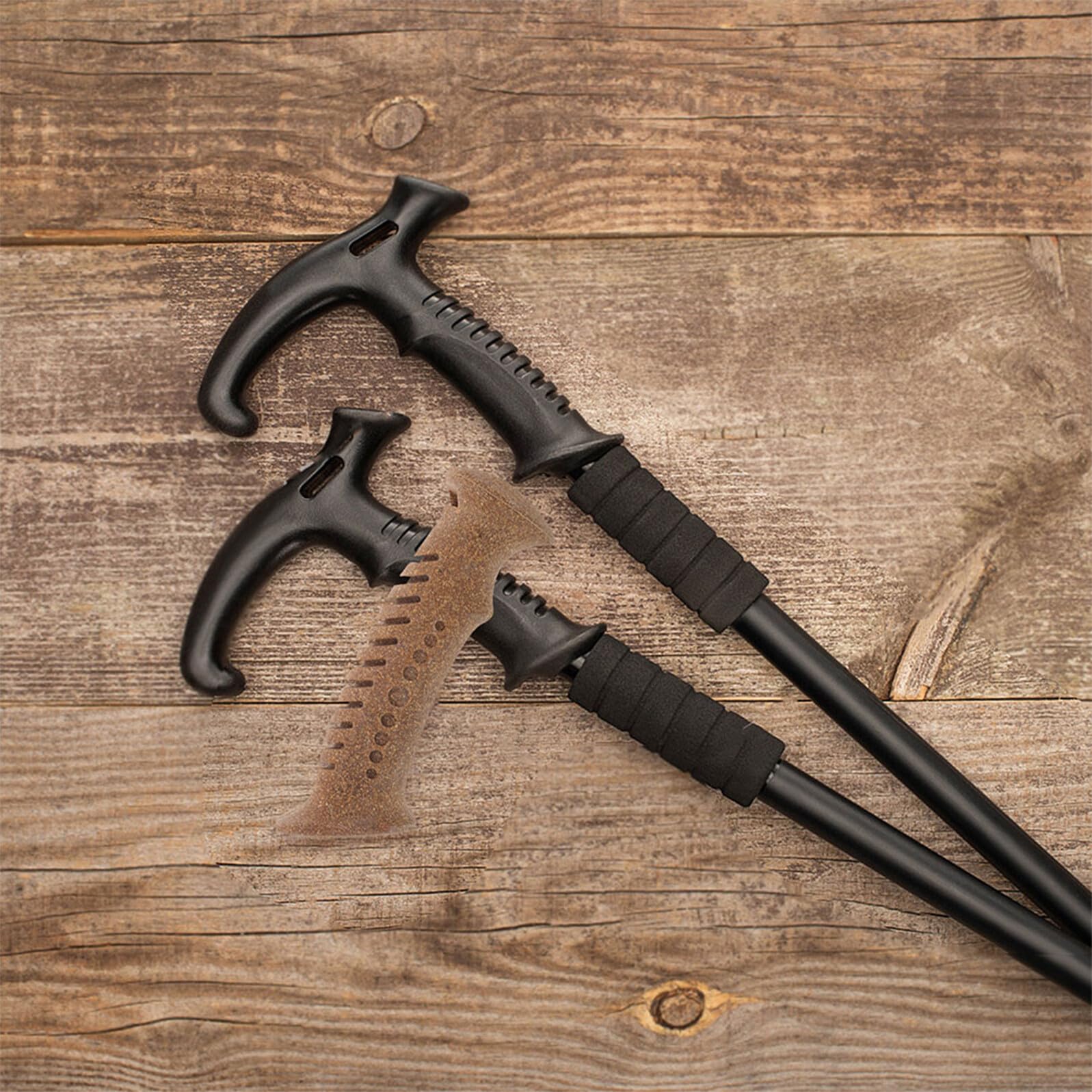 INOOMP durable cork handle boosts pole longevity for rugged outdoor use.