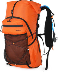 IX INOXTO hiking backpack orange front-view shows 30L capacity for day trips