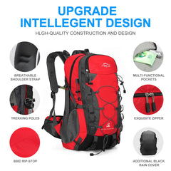 INOXTO waterproof cover demonstrates rain protection for sudden showers.