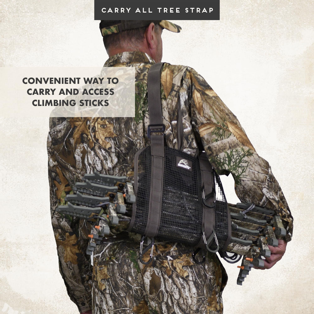Insights Carry All Tree Strap dual-layer design delivers lightweight durability for seasons.