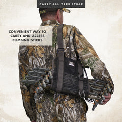 Insights Carry All Tree Strap dual-layer design delivers lightweight durability for seasons.