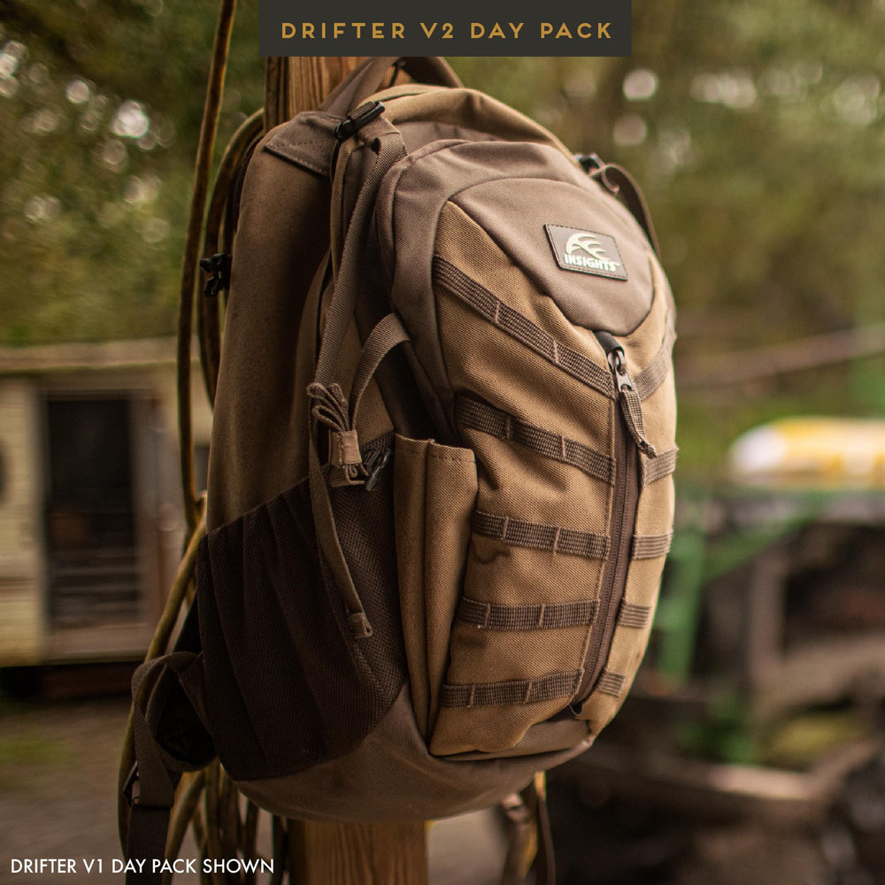 Insights Drifter dark brown view showcasing camo-ready silhouette
