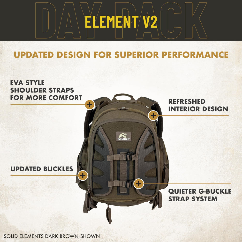 Insights Hunting V2 Element front panel TS3 for versatile pocket use