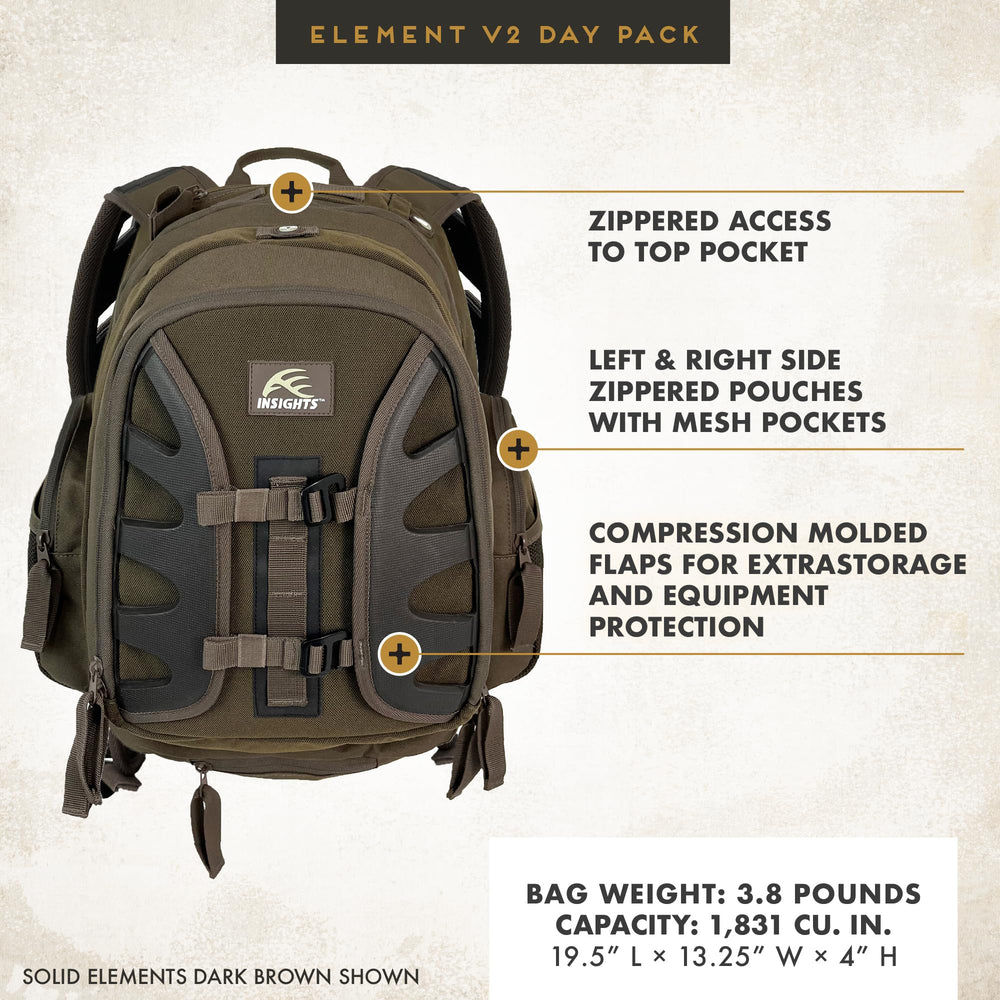 Insights Hunting V2 Element hidden rain fly ready for sudden showers