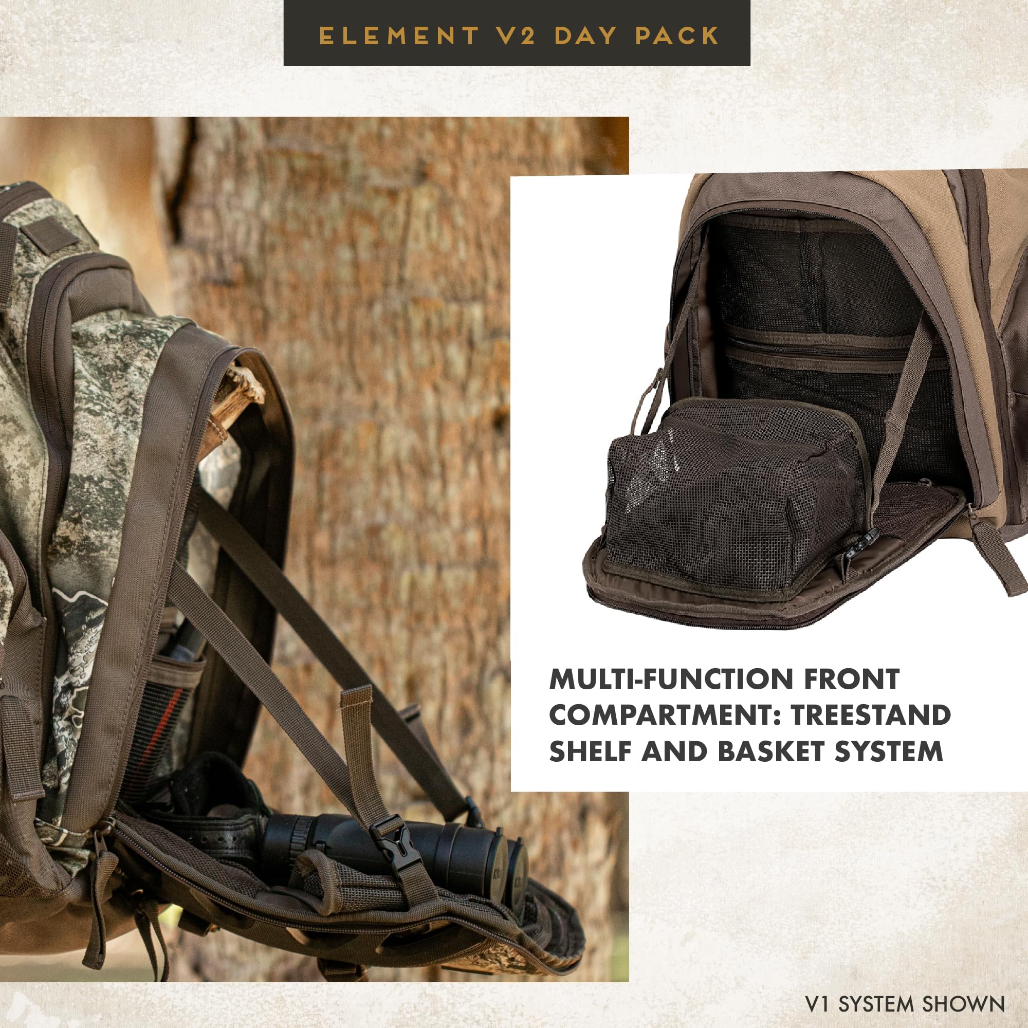 Insights Hunting V2 Element Realtree APX camouflage blends with terrain