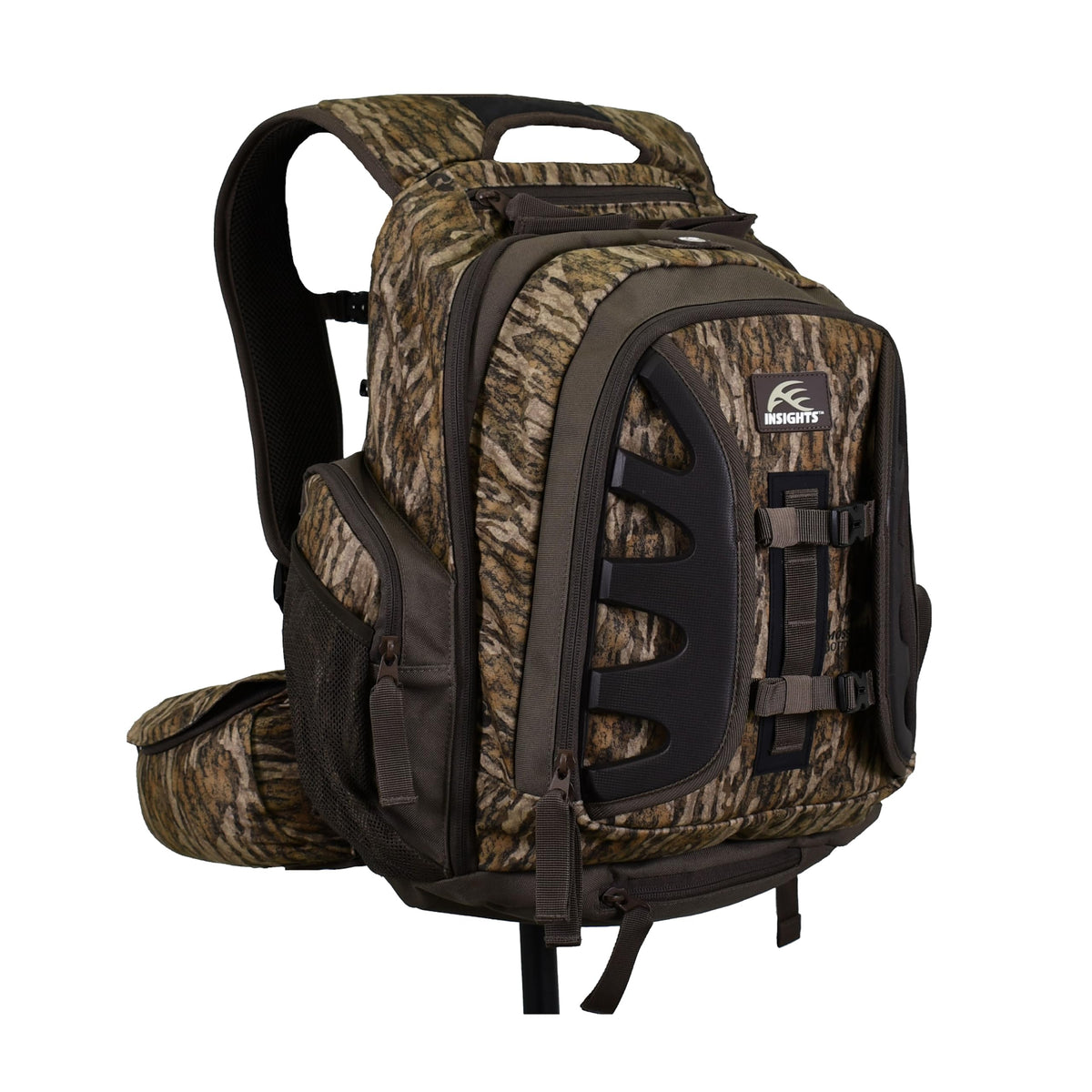 Insights The Element backpack outer view highlights durable construction for rugged field use