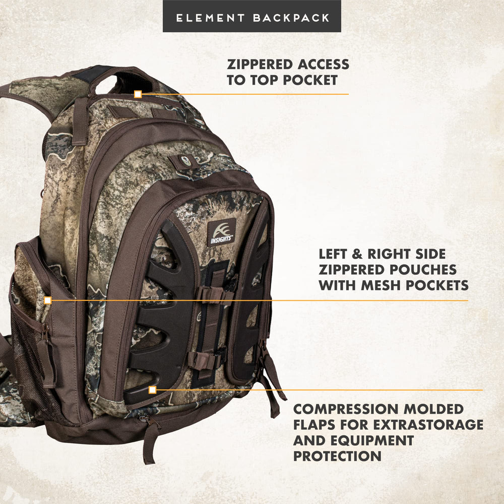 Insights The Element hidden rain fly provides protection when rain arrives.