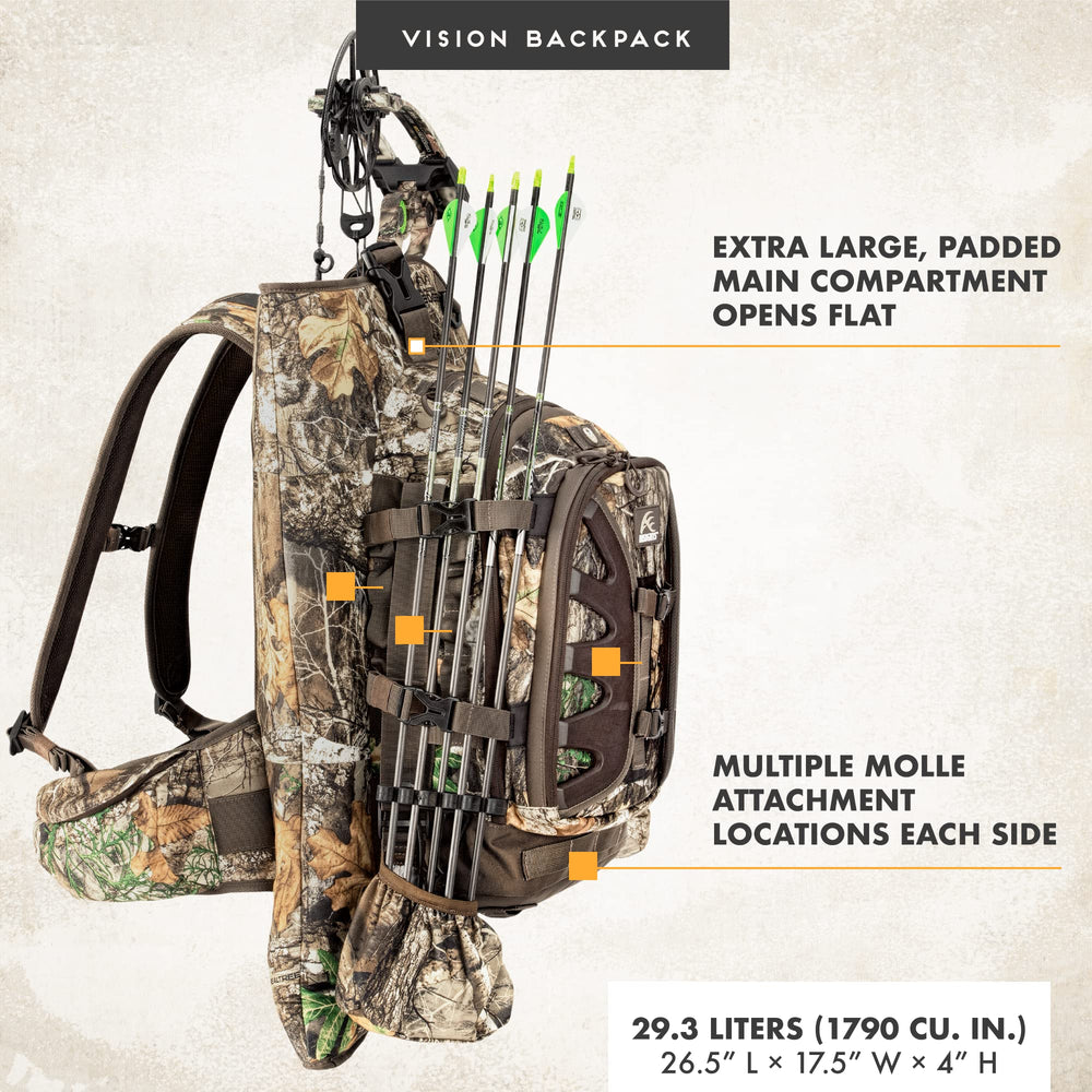 Insights Vision Bow Pack front panel versatility supports storage, shelf, and basket options.
