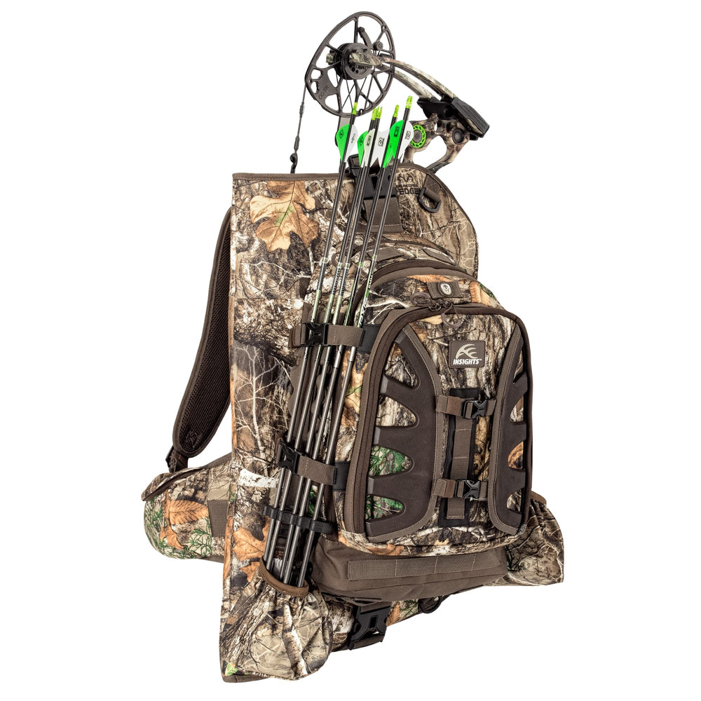 Insights Vision Bow Pack main compartment holds long bows and gear for quick access.