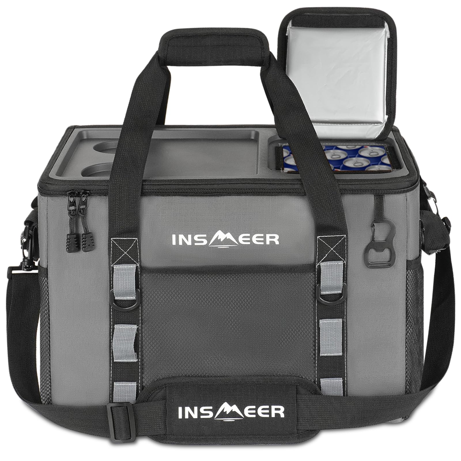 INSMEER 70-can capacity cooler ideal for parties and excursions.