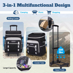 INSMEER cooler exterior 900D fabric enhances durability for outdoor use.