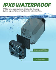 INSSISAIN IPX8 waterproof design stands up to rugged outdoor use.