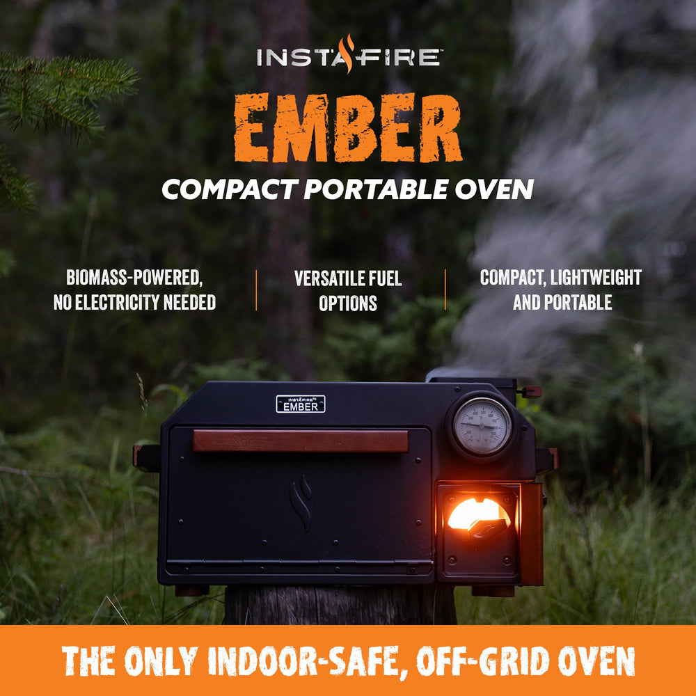 InstaFire Ember Oven convection heat system delivers evenly cooked dishes.
