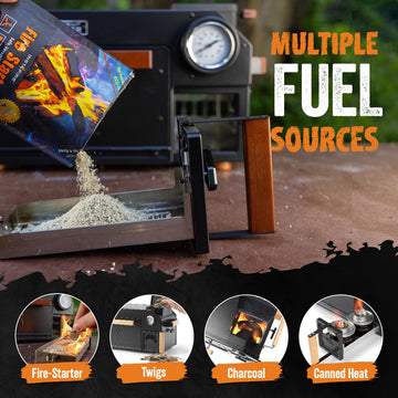 InstaFire Ember Oven easy-to-use controls suited for beginners.