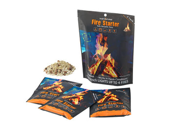 Insta-Fire fire starter 3-pack box: quick ignition for camping and emergencies.