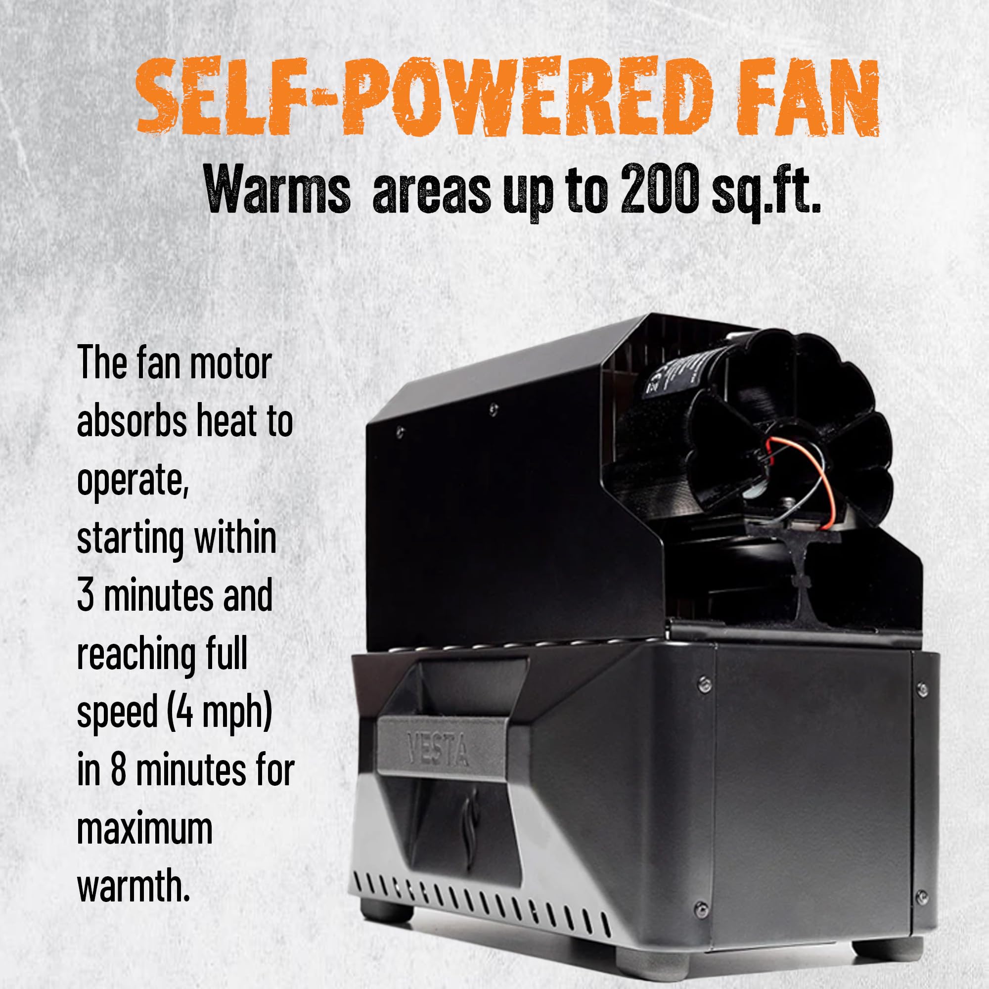 Insta-Fire VESTA with three included canned heat for extended cooking and heating