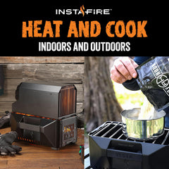 Insta-Fire VESTA requires no power, ideal for off-grid warmth