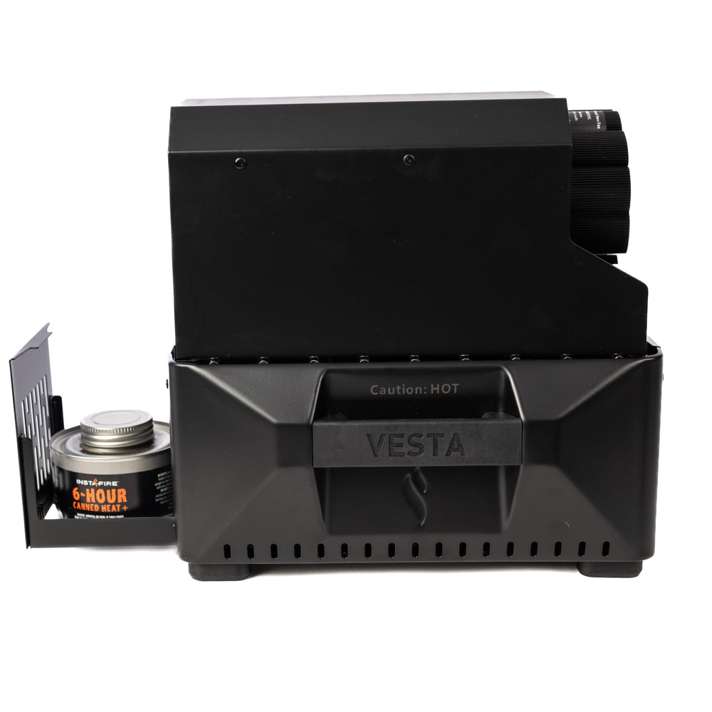 Insta-Fire VESTA stove-cookpot in action for quick meals and warmth