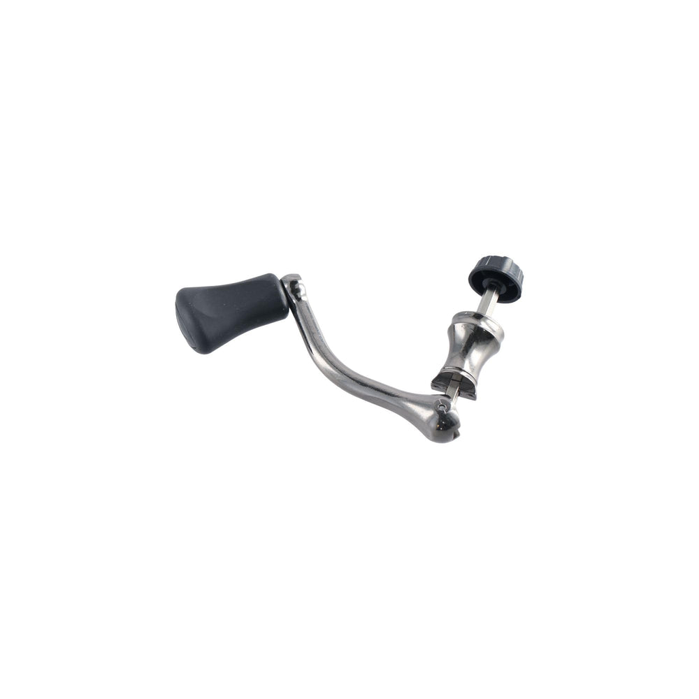 Installation with nut and washer for reel handle