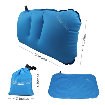 InstantCamp Cloud Pillow premium elastic fabric offering soft touch and durable performance.