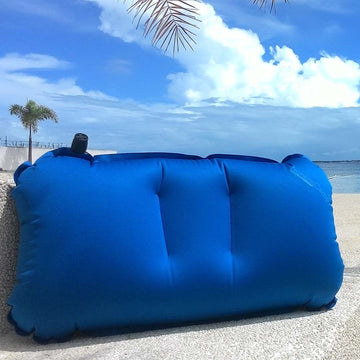 InstantCamp Cloud Pillow multi-use design functions as pillow, back rest and lumbar support.