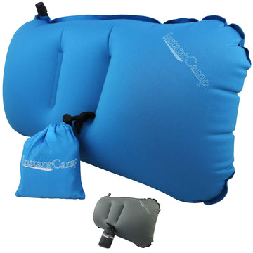 InstantCamp Cloud Pillow packed size for travel, ultra-compact and easy to carry.