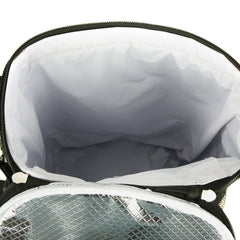 Intech cooler strap and clip for secure bag or cart attachment.