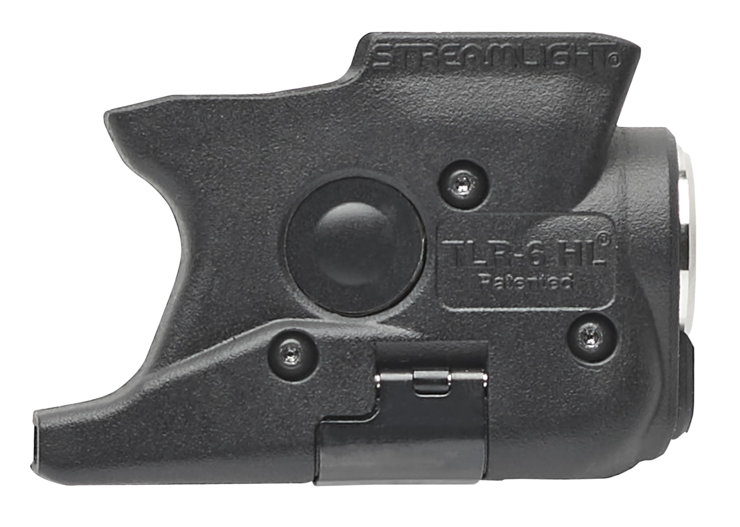 Ambidextrous push-button switches on either side