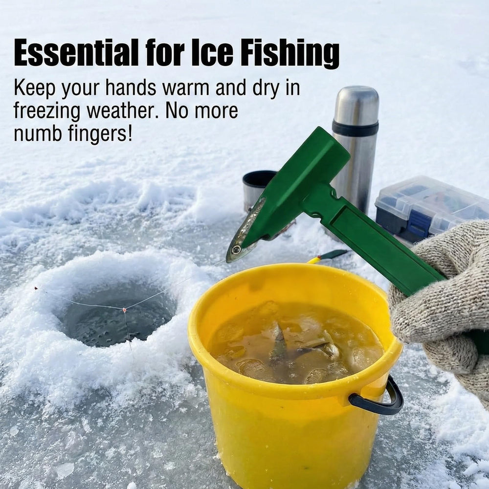 Intelligent Live Bait Catcher holding live bait for quick hooking.