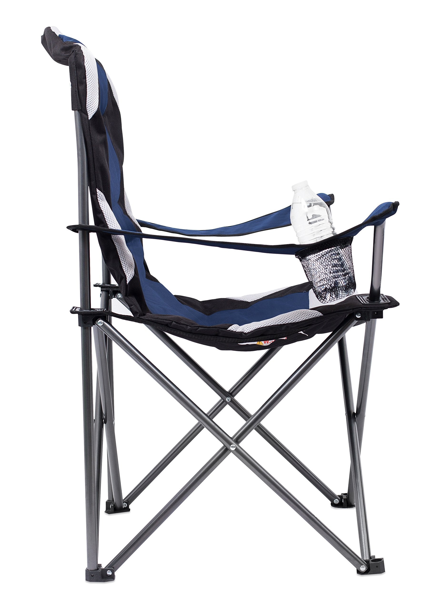 Internet's Best portable chair with lightweight steel frame for travel.