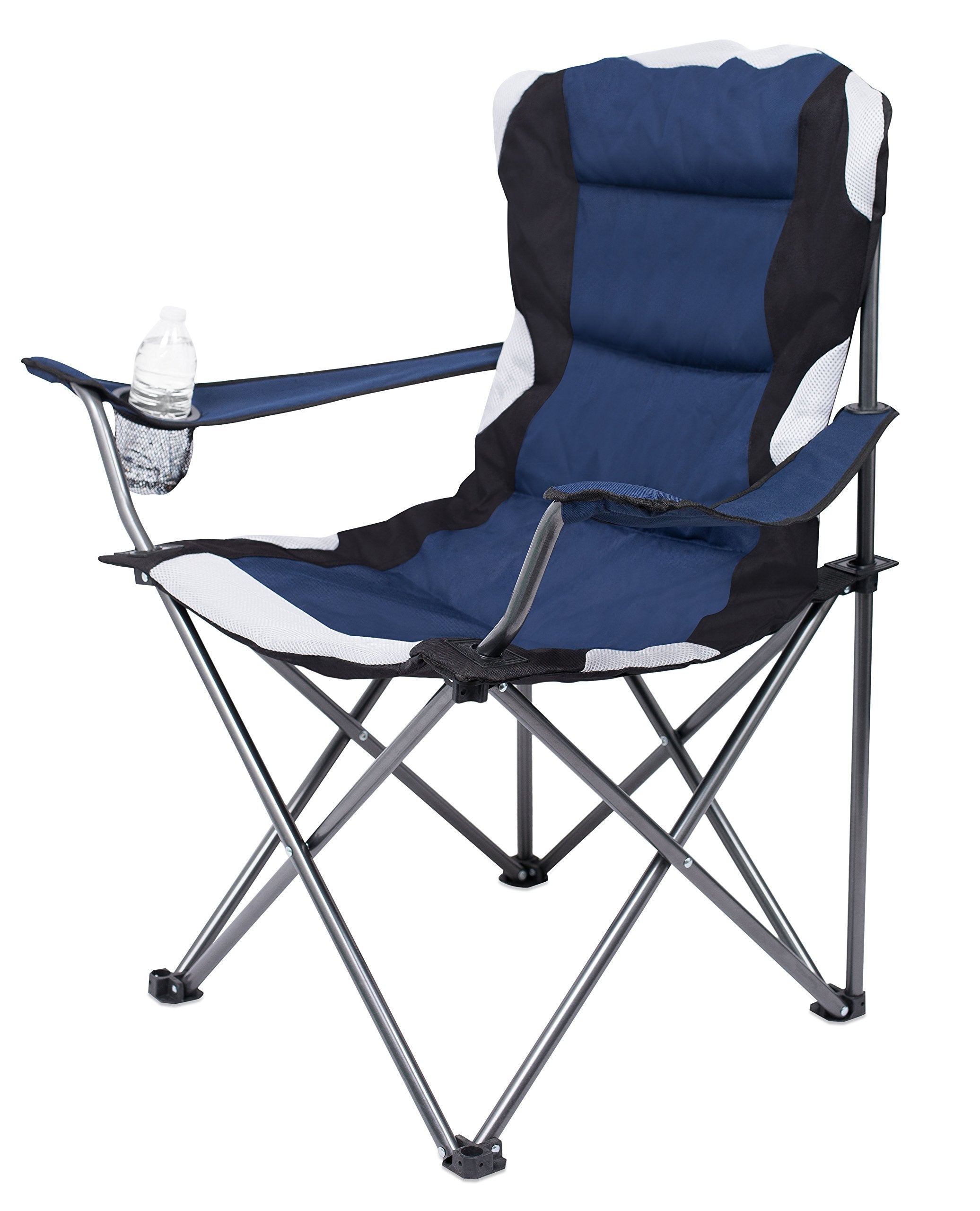Internet's Best two chairs support up to 250 lbs for casual outings.
