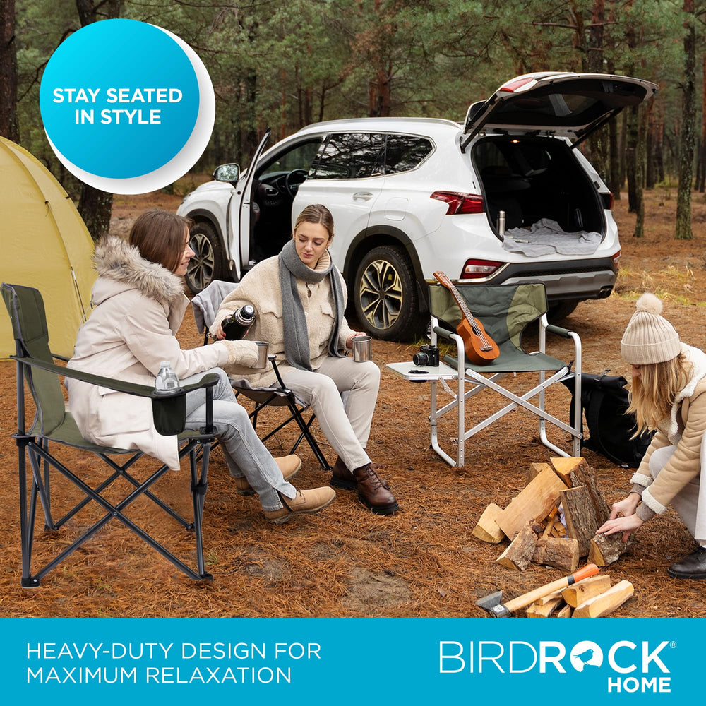 Internet's Best green chair with weather-resistant 600D fabric for outdoors