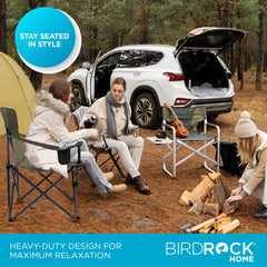 Internet's Best green chair with weather-resistant 600D fabric for outdoors