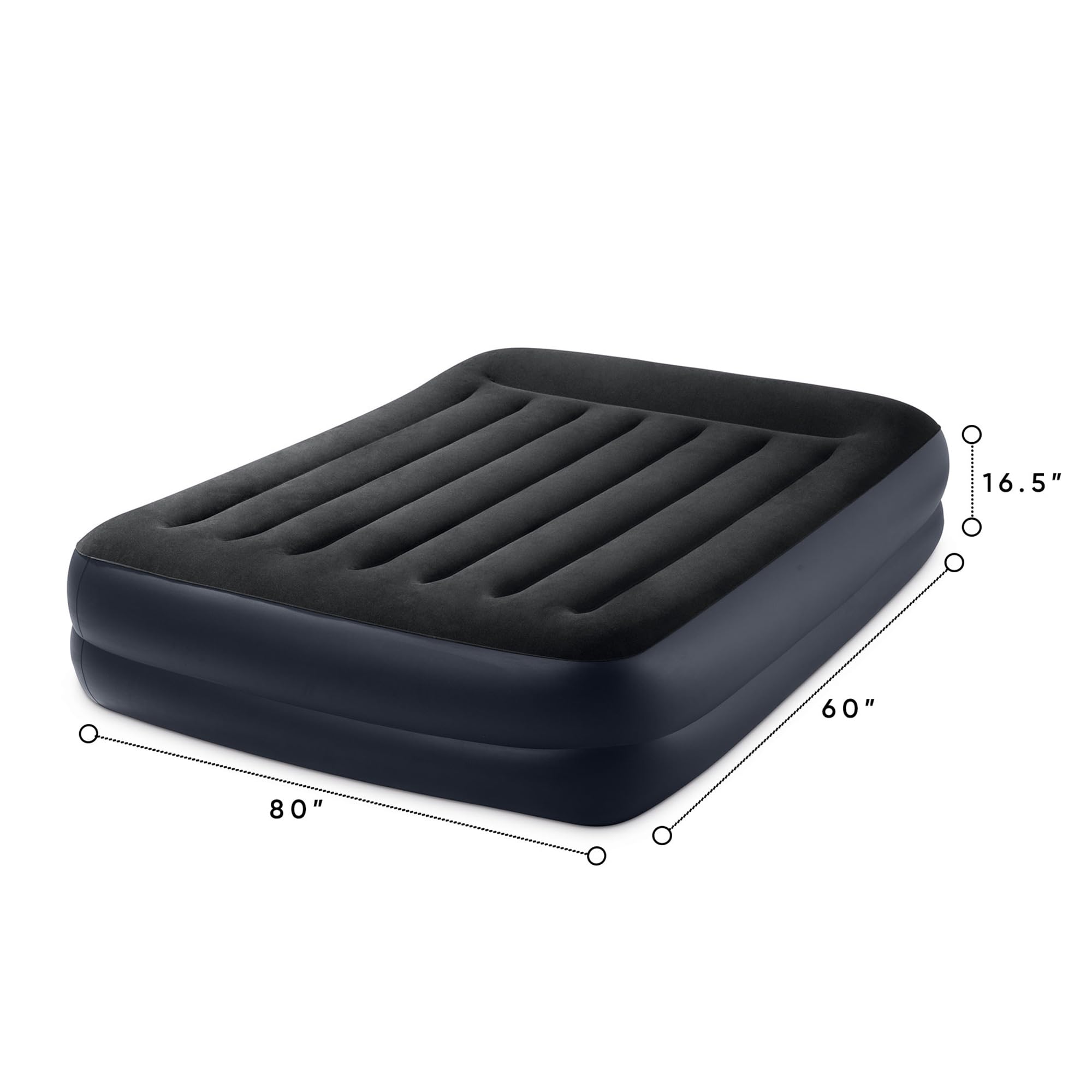 Intex 64123ED built-in pump closeup highlights effortless inflation.