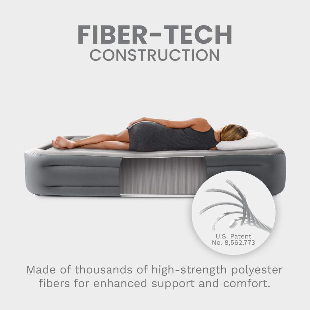 Intex 64125ED ideal for indoor and outdoor use with a soft sleeping surface.