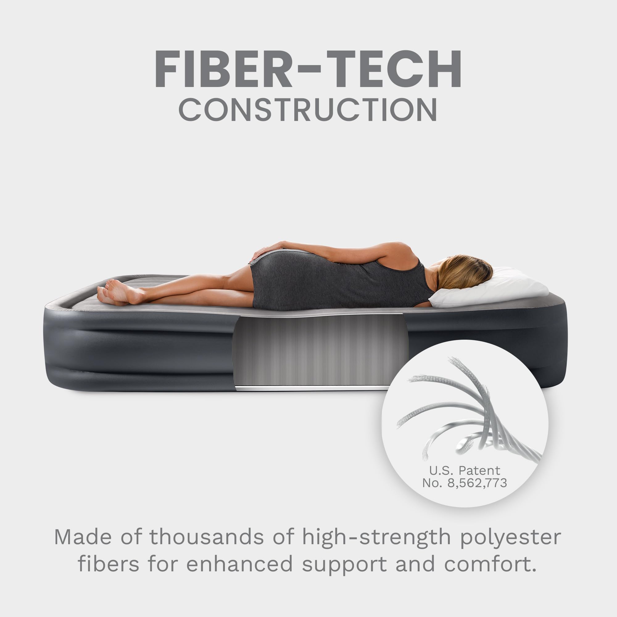 Sturdy 600 lb capacity supports heavier sleepers with confidence.