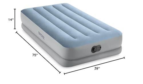 Energy-efficient USB pump on Intex 64157E inflates quietly and quickly.