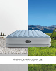 Bottom-ring stability of Intex Dura-Beam Plus mid-rise mattress.