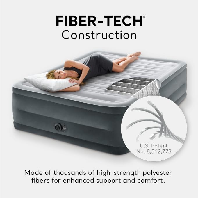 Intex 64417ED fiber-tech durability showcases thousands of strong polyester fibers.