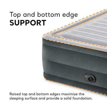 Intex 64417ED 22-inch height profile for easy access and restful sleep.