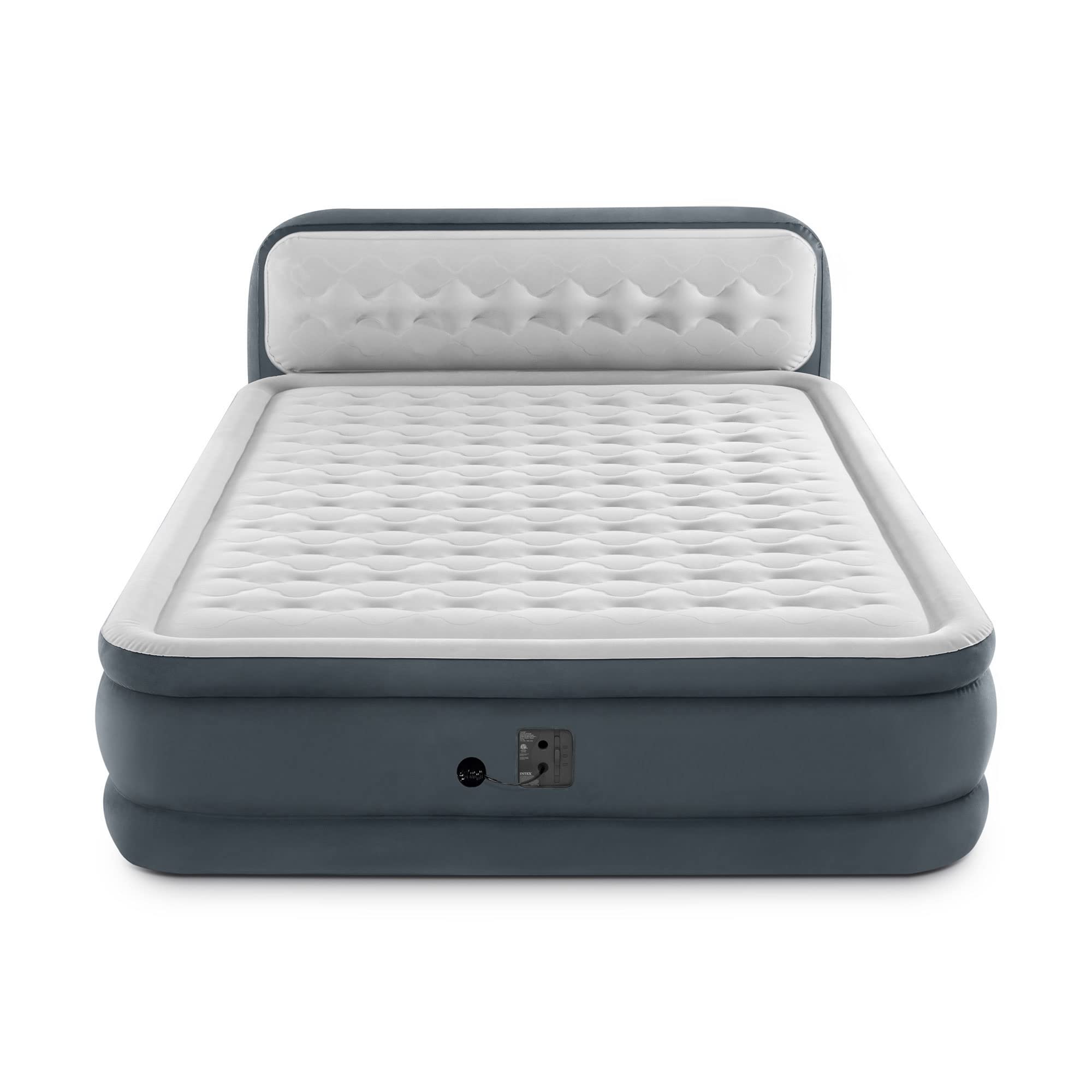 Intex 64447ED quick-deflate option for fast packing and storage.