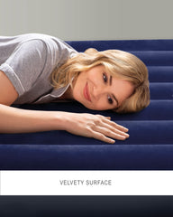 Intex 64757E velvety sleeping surface close-up for comfort