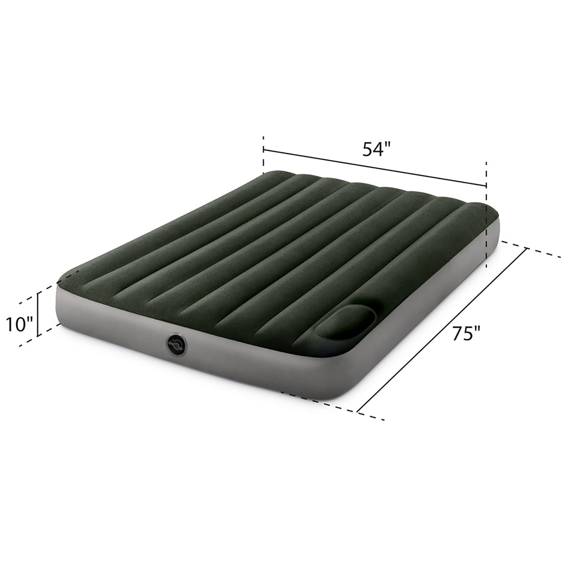 Intex 64762E velvety sleeping surface offers soft, comfortable nights