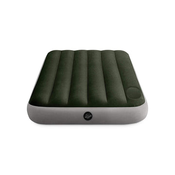 Intex mattress serves as guest bed, camping, or RV solution.