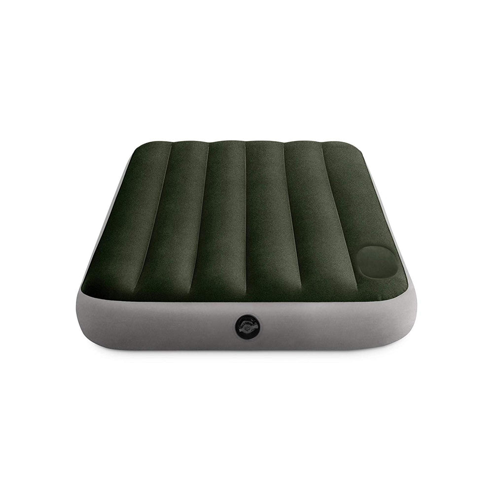 Intex mattress serves as guest bed, camping, or RV solution.