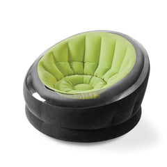 Intex 68581EP with green velvety surface, ideal for cozy indoor lounging.